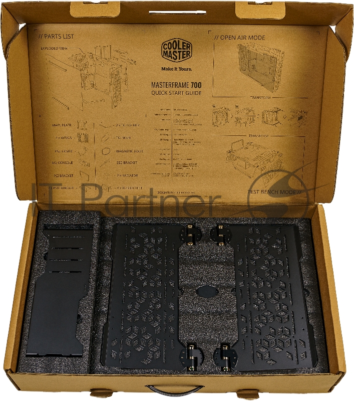 Корпус Cooler Master MasterFrame 700 (MCF-MF700-KGNN-S00) E-ATX, Full Tower, TG, Black