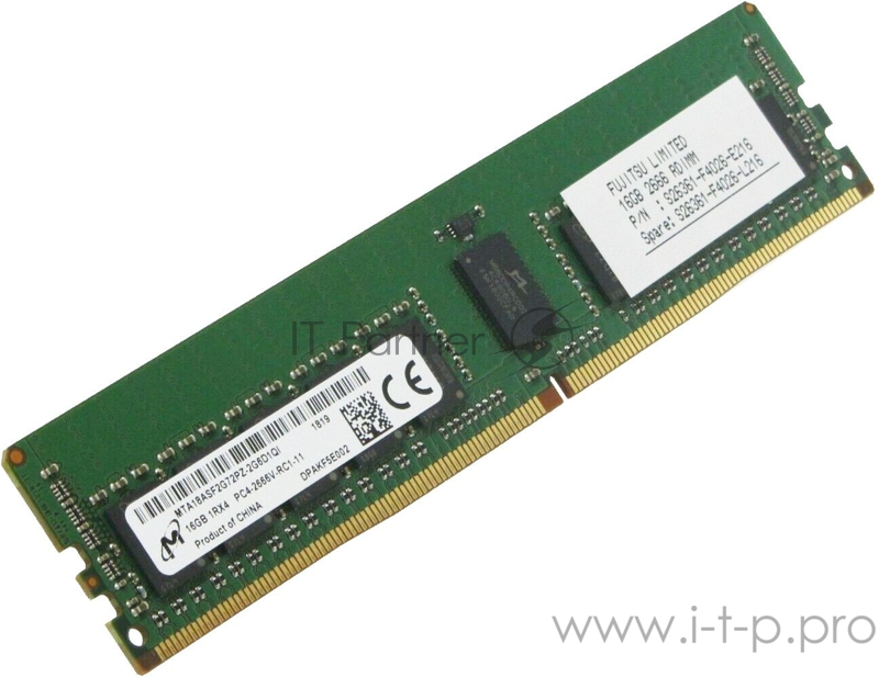 Память DDR4 Fujitsu S26361-F4026-L216 16Gb DIMM ECC Reg 2666MHz