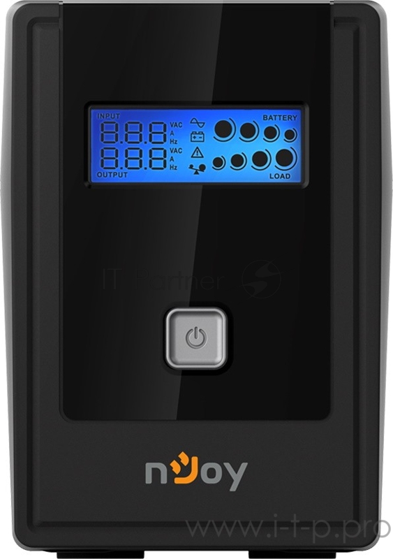 ИБП nJOY Cadu 650 (эфективная мощьность 360Вт, LCD, ,батарея 7 Ач, 2 евро розетки)