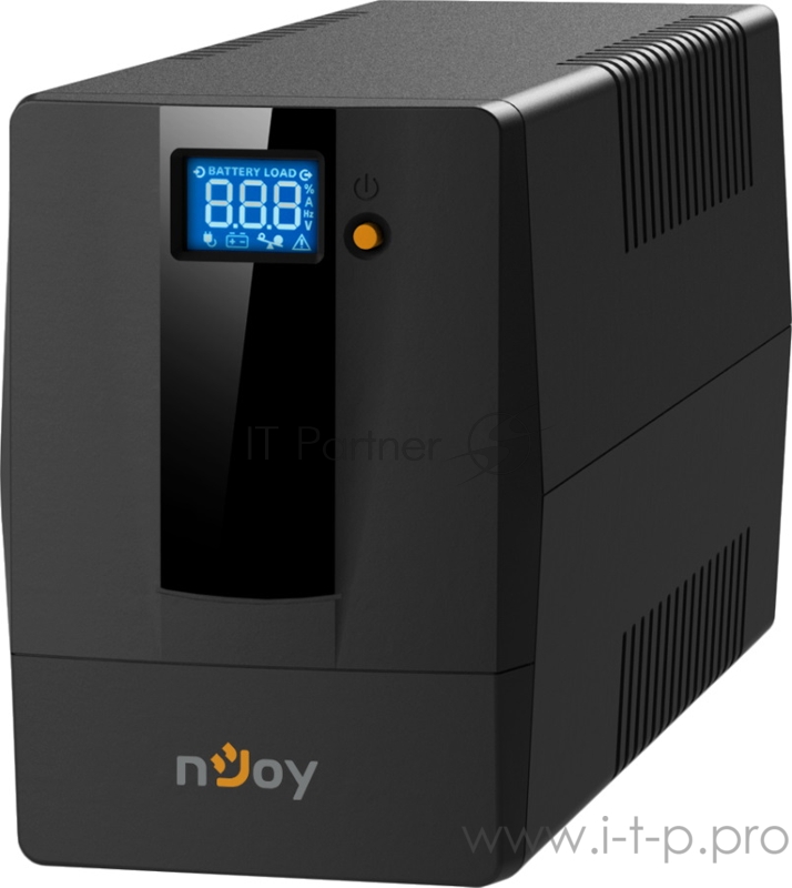 ИБП nJOY UPS 600VA Horus Plus 600 (эфективная мощьность 360Вт, LCD, ,батарея 7 Ач, 2 евро розетки)