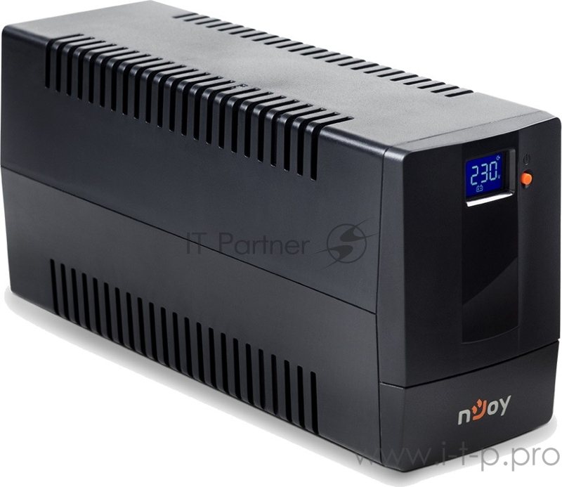 ИБП nJOY UPS 600VA Horus Plus 600 (эфективная мощьность 360Вт, LCD, ,батарея 7 Ач, 2 евро розетки)