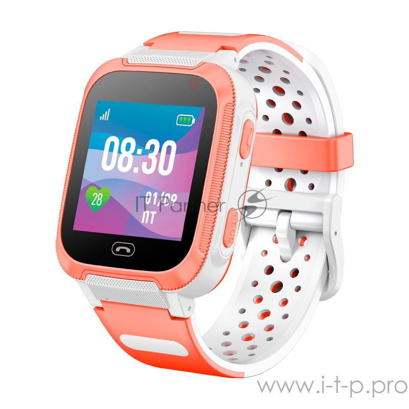 Наручный смарт-браслет JET KID FRIEND оранжевый+белый
