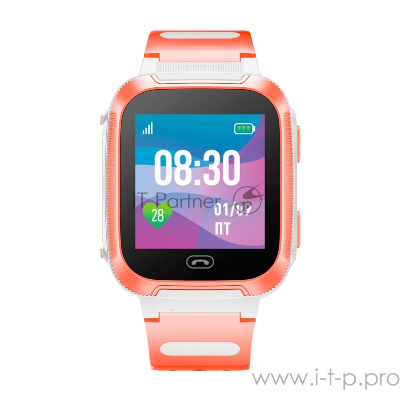Наручный смарт-браслет JET KID FRIEND оранжевый+белый