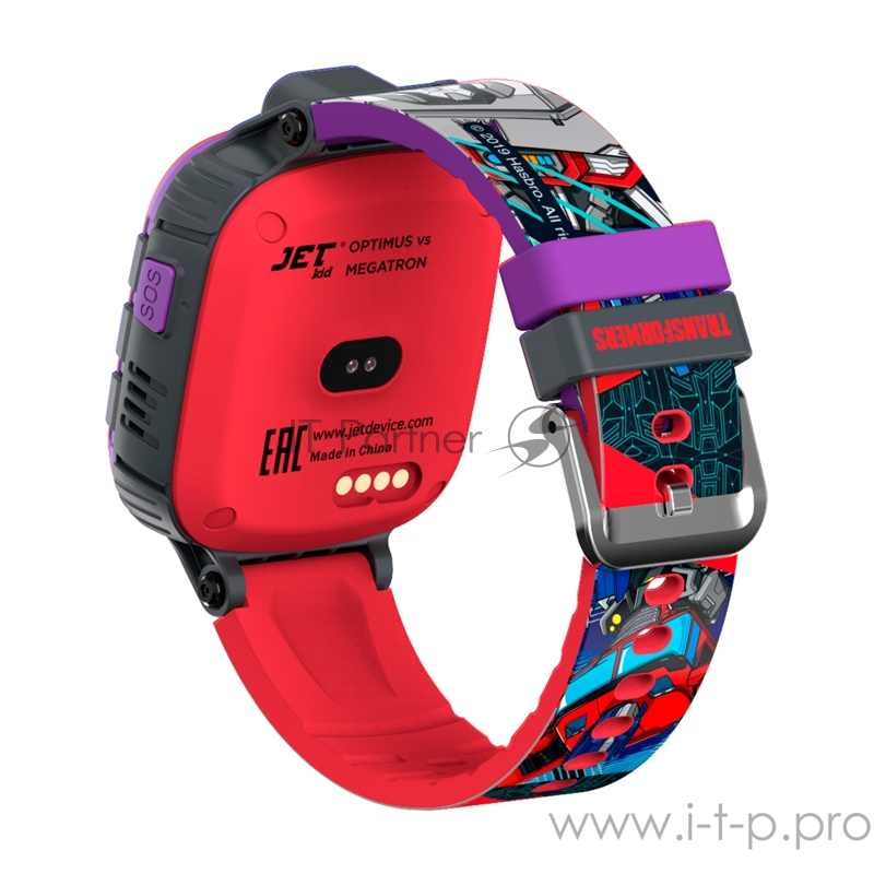 Наручный смарт-браслет JET KID Transformers (Optimus VS Megatron)
