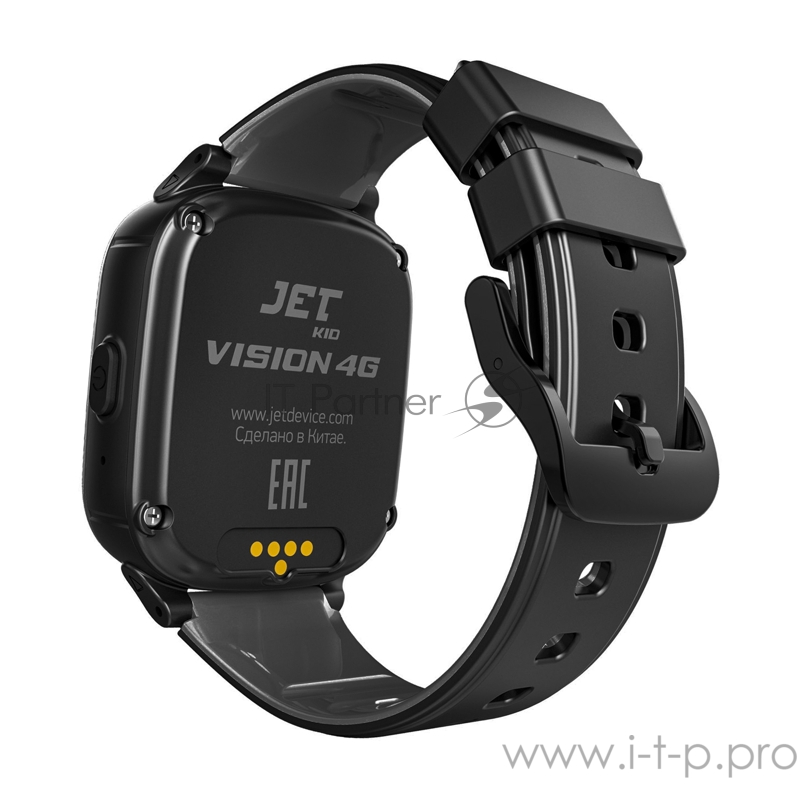 Наручный смарт-браслет JET KID Vision 4G черный+серый