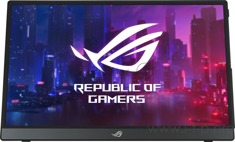 Монитор LCD 15.6” ROG Strix XG16AHPE / FHD (1920x1080)/ IPS/ 144Hz/ G-Sync compatible/ USB-C/ Micro-HDMI/ Built-in 7800 mAh battery