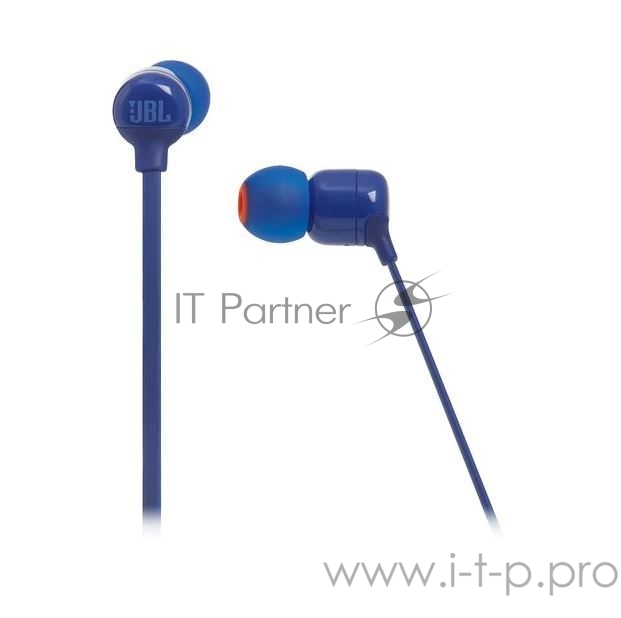 Наушники JBL T110BT BLU синий беспроводные bluetooth