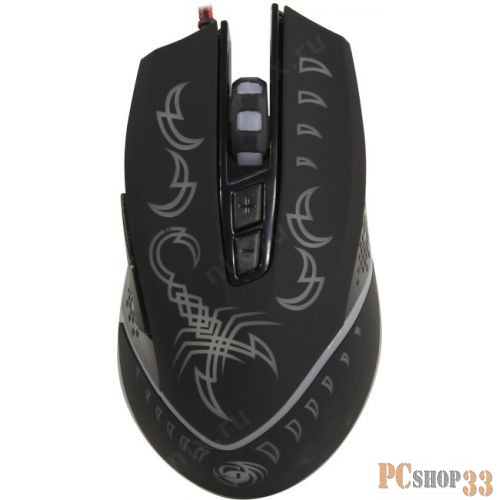 Мышь игровая MGK-20U Dialog Gan-Kata, 7 кнопок + ролик , 7-ми цветная подсветка, USB, черная