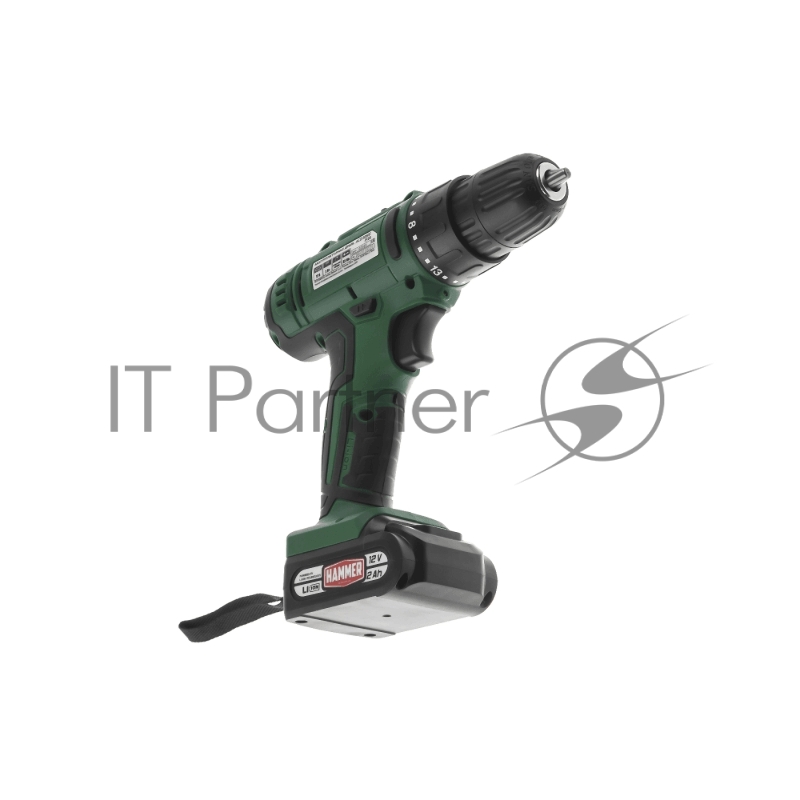 Аккум.дрель Hammer ACD12BS 12В 2x2Ач 10мм 0-350/0-1350об/мин 32Нм в кейсе быстр зарядка