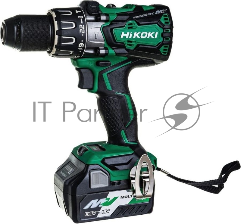 Аккумуляторный ударный винтоверт HiKOKI DV36DA BL 138Нм,2х2.5Ач DV36DARGZ