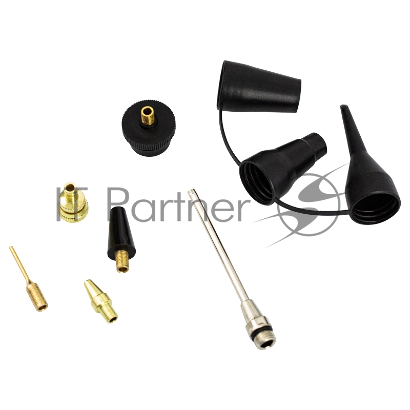 Компрессор Denzel воздушный DL1100 1,1 кВт, 180 л/мин, с набором аксессуаров 58005