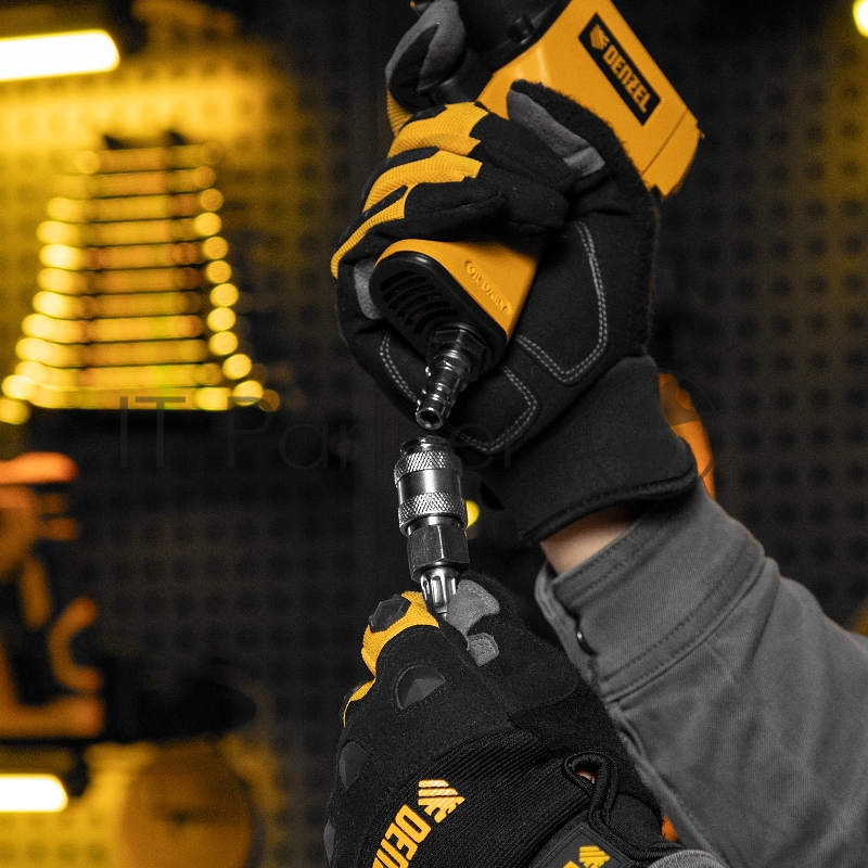 Компрессор Denzel воздушный DL1100 1,1 кВт, 180 л/мин, с набором аксессуаров 58005