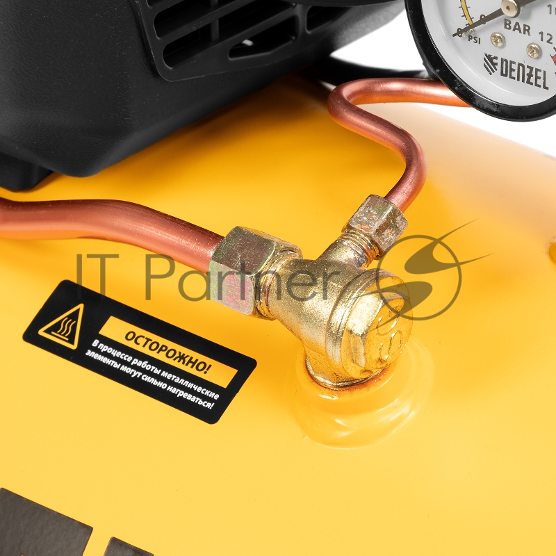 Компрессор DENZEL воздушный DK1800/50,Х-PRO 1,8 кВт, 280л/мин, 50л 58068