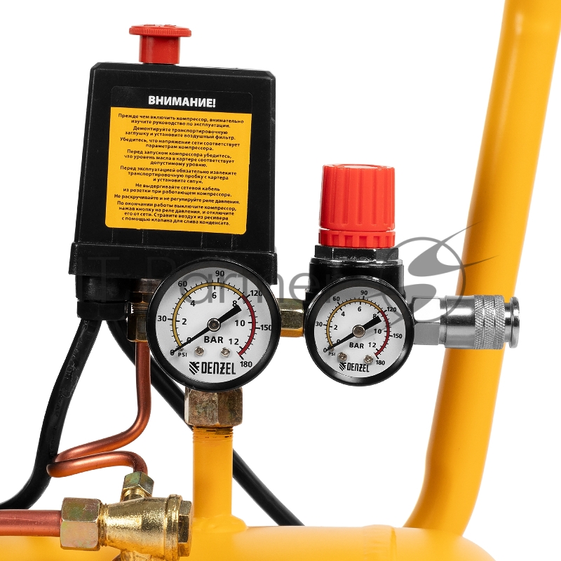Компрессор DENZEL воздушный DK1500/50,Х-PRO 1,5 кВт, 230 л/мин, 50 л 58064