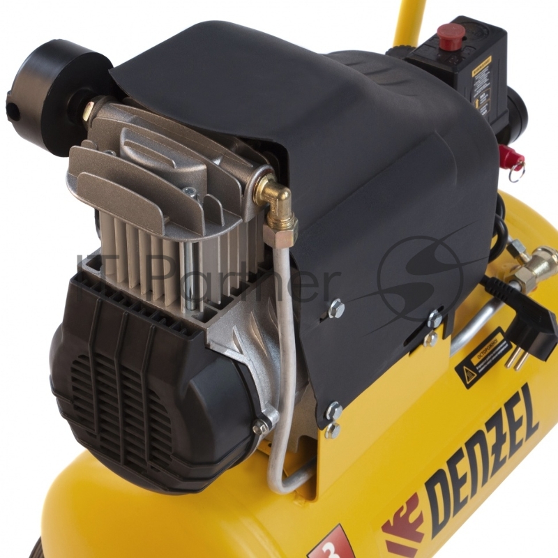 Компрессор DENZEL воздушный DLC1300/24 безмасляный 1,3 кВт, 24 литра, 206 л/мин/ 58171