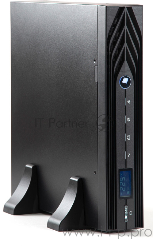 Источник бесперебойного питания SKAT-UPS 1000 RACK 220В 50/60Гц 900Вт 2 АКБ внешние On-Line синусоида