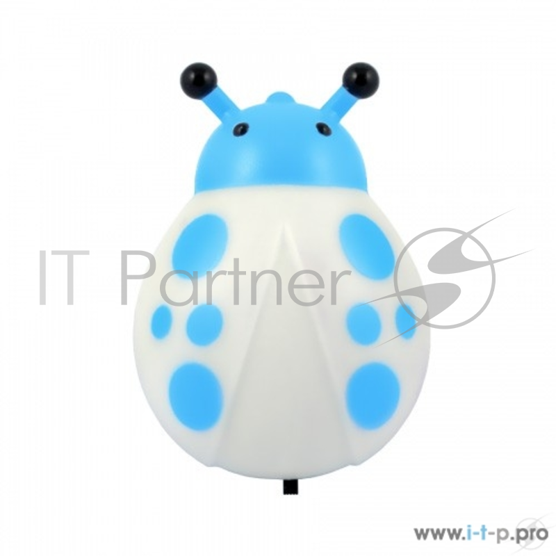 Светильники-ночники СТАРТ (4670012291619) Компактный декоративный светильник-ночник от электросети. NL 1LED Жук голубой