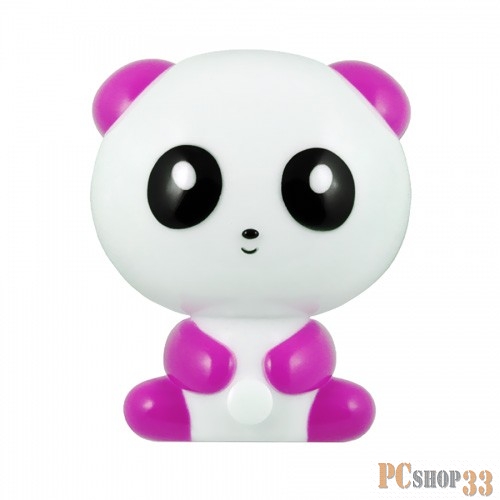 Светильники-ночники СТАРТ (4670012291695) Компактный декоративный светильник-ночник от электросети. NL 1LED Панда фиолет