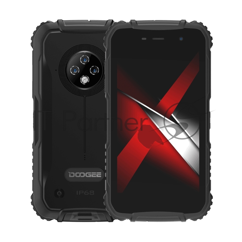 Смартфон Doogee Doogee S35 Mineral Black, 5 18:9 720x1280, 4х1.8 ГГц, 4 Core, 2GB RAM, 16GB, up to 256GB flash, 13 МП+2 МП+2 МП/5Mpix, 2 Sim, 2G, 3G, LTE, BT v5.0, Wi-Fi, GPS, Micro-USB, 4350 мА·ч, Android 10, 189g, 152,65 ммx80.3 ммx15,7 мм