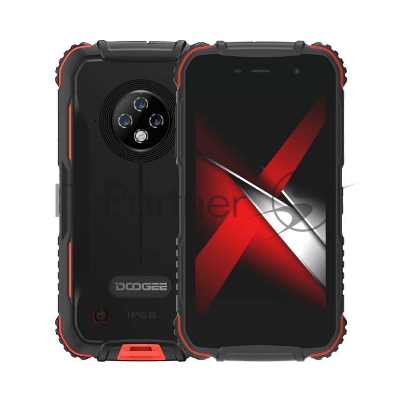 Смартфон Doogee S35 Flame Red, 5 18:9 720x1280, 4х1.8 ГГц, 4 Core, 2GB RAM, 16GB, up to 256GB flash, 13 МП+2 МП+2 МП/5Mpix, 2 Sim, 2G, 3G, LTE, BT v5.0, Wi-Fi, GPS, Micro-USB, 4350 мА·ч, Android 10, 189g, 152,65 ммx80.3 ммx15,7 мм