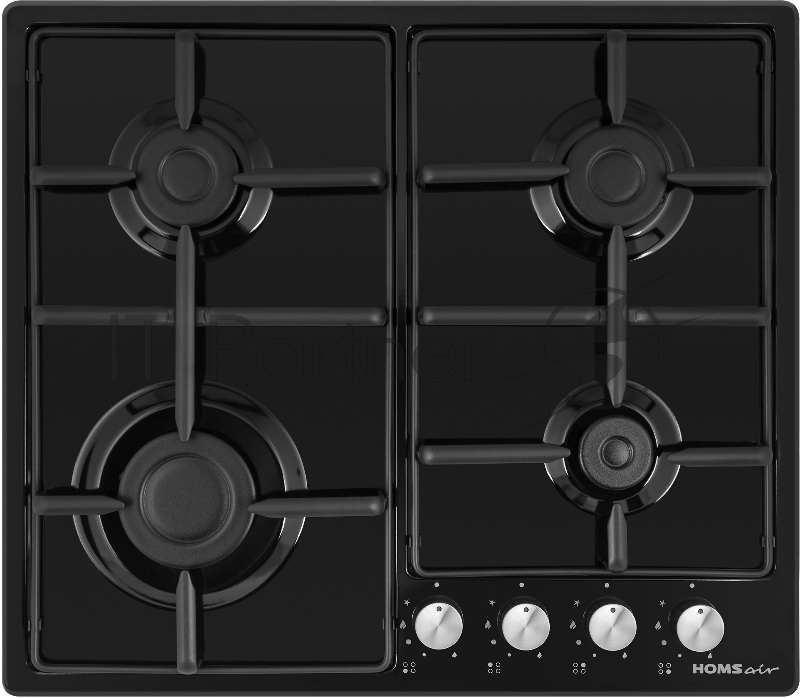 Газовая варочная панель HOMSair HGE643GBK