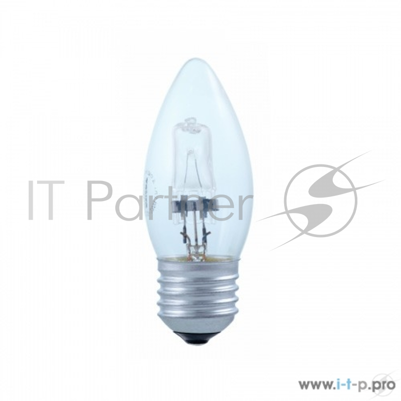 Галогенные лампы накаливания СТАРТ (4607175857666) Галогенная лампа. Теплый свет. Колба - свеча. ГЛН ДС 42Вт Е27 /40