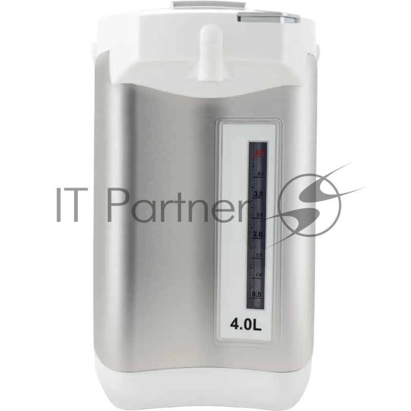 Термопот ARESA AR-4002 230 В, 50 Гц, 800 Вт Объём: 4 л Мощность: 800 Вт Материал корпуса: Нержавеющая сталь Материал колбы: Нержавеющая сталь Закрытый нагревательный элемент Механическая помпа, электропомпа, автоматическая подача Поддержание температ