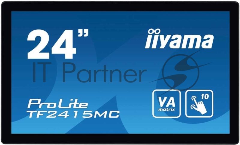 Монитор Iiyama 23.8 TF2415MC-B2 черный VA LED 16ms 16:9 HDMI матовая 3000:1 315cd 178гр/178гр 1920x1080 D-Sub DisplayPort FHD USB Touch 5.8кг