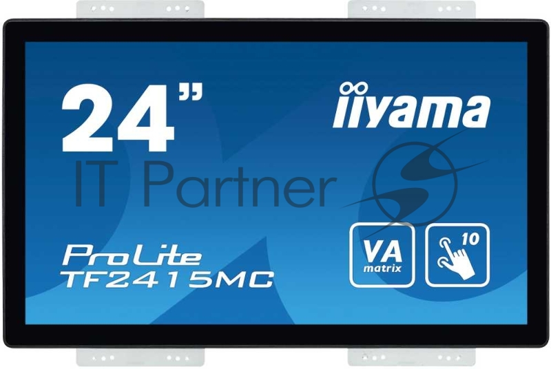 Монитор Iiyama 23.8 TF2415MC-B2 черный VA LED 16ms 16:9 HDMI матовая 3000:1 315cd 178гр/178гр 1920x1080 D-Sub DisplayPort FHD USB Touch 5.8кг
