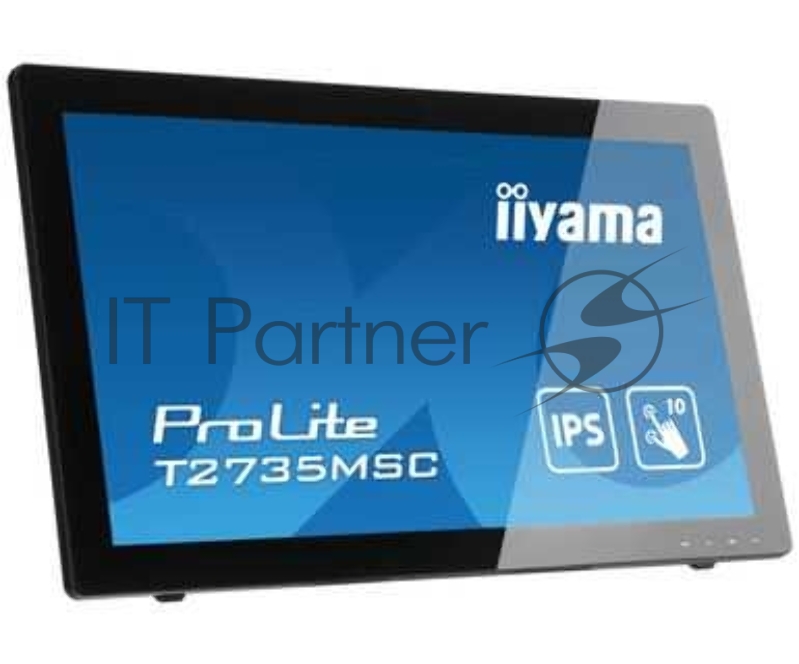 Монитор Iiyama 27 ProLite T2735MSC-B3 черный VA LED 16:9 HDMI M/M Cam матовая 300cd 178гр/178гр 1920x1080 D-Sub DisplayPort FHD USB Touch 9.1кг