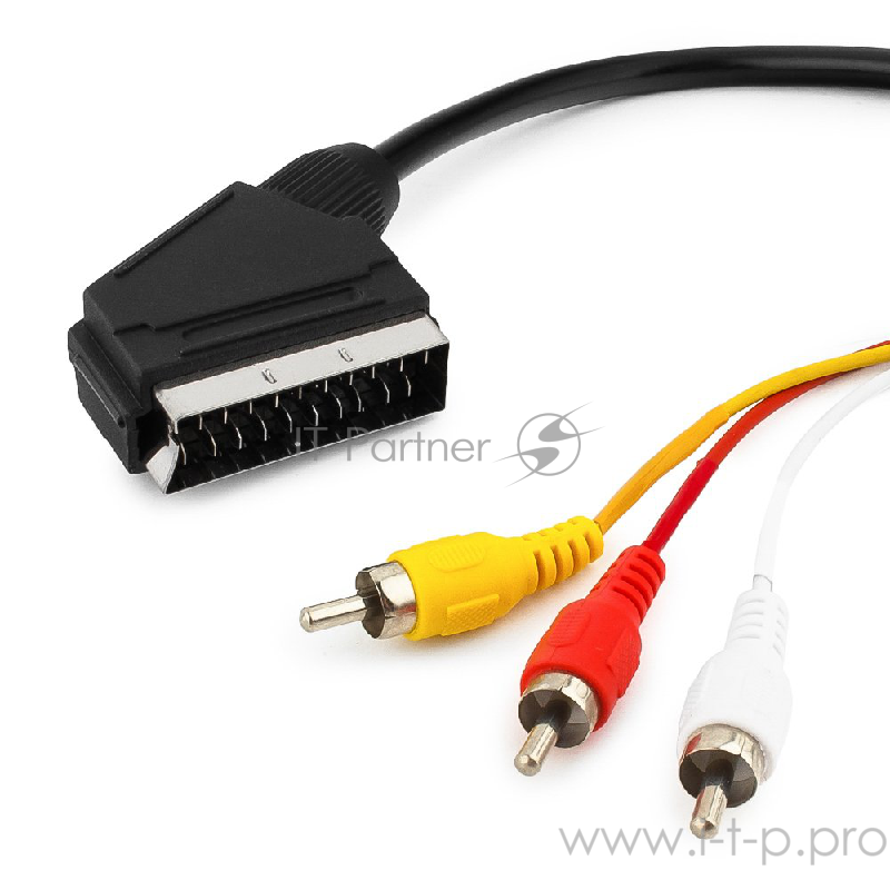 Кабель Кабель аудио/видео Gembird 1 x RCA x 3 (male) / 1 x SCART (male), 1.8 м CCV-519