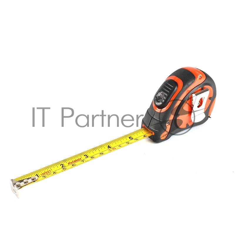 Рулетка PATRIOT MTA-3, автостоп, ударопрочный корпус, обрезиненная, 3м