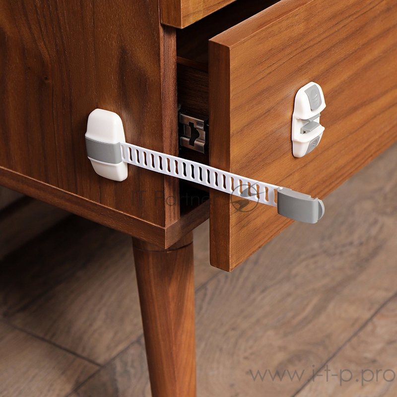 Блокировка для мебели универсальная с регулируемой длиной 1 шт.