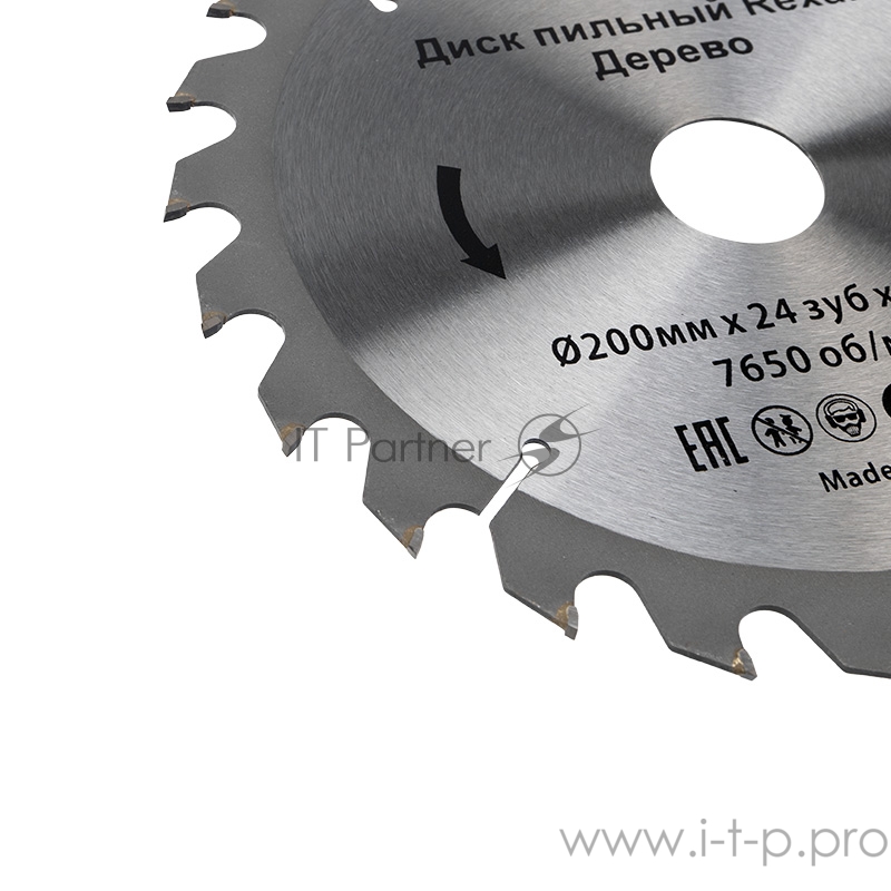 Диск пильный 200 мм х 24 зуб х 30/20 мм REXANT