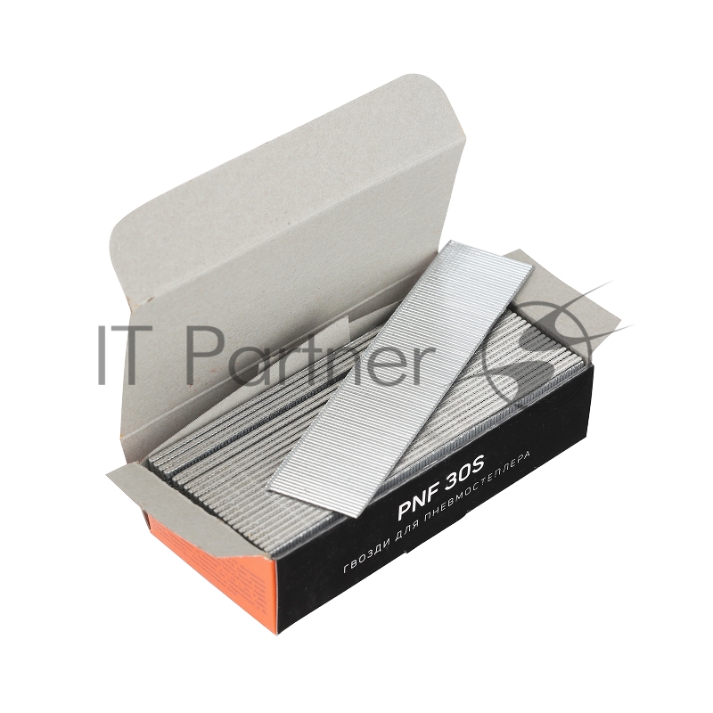 Гвозди PNF 30S для пневмостеплера ANG 210R, отделочные, тип 18GA, сеч.1.25x1.0, шляпка 2 мм, длина 30 мм, сталь, 5000 шт.