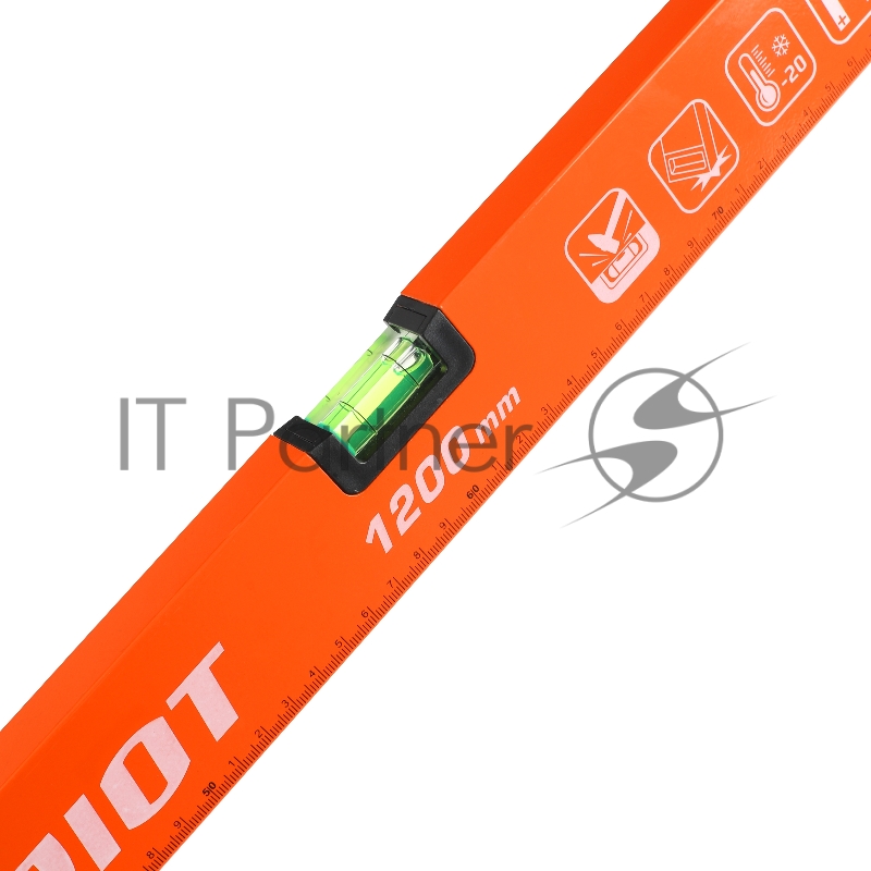 Уровень PATRIOT LRP-1200, магнитный, алюминиевый фрезерованный, усиленный, 1200мм