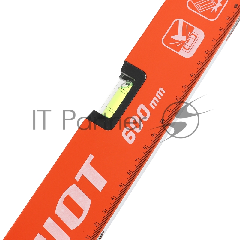 Уровень PATRIOT LRP-600, магнитный, алюминиевый фрезерованный, усиленный, 600мм