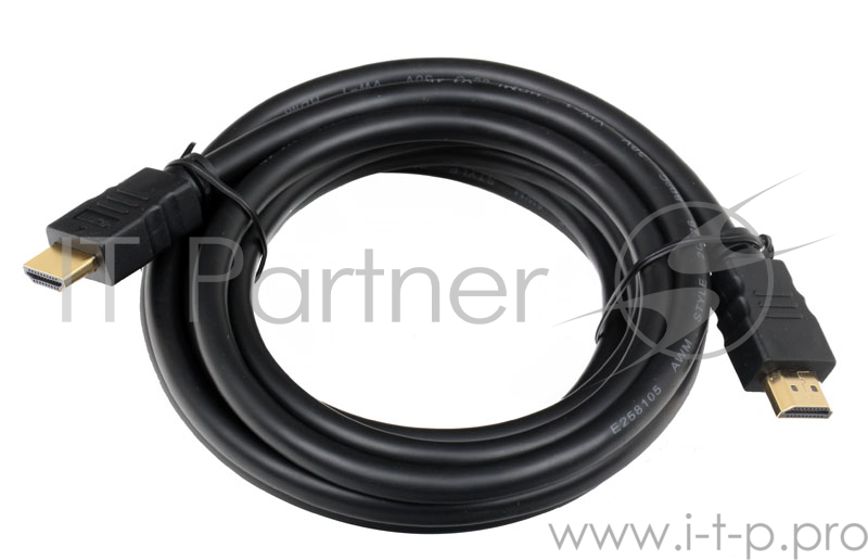 Кабель Telecom Кабель (CG501D-3M) HDMI to HDMI (19M -19M) ver.1.4b, 3м, с позолоченными контактами 6242755316522/6937510818433