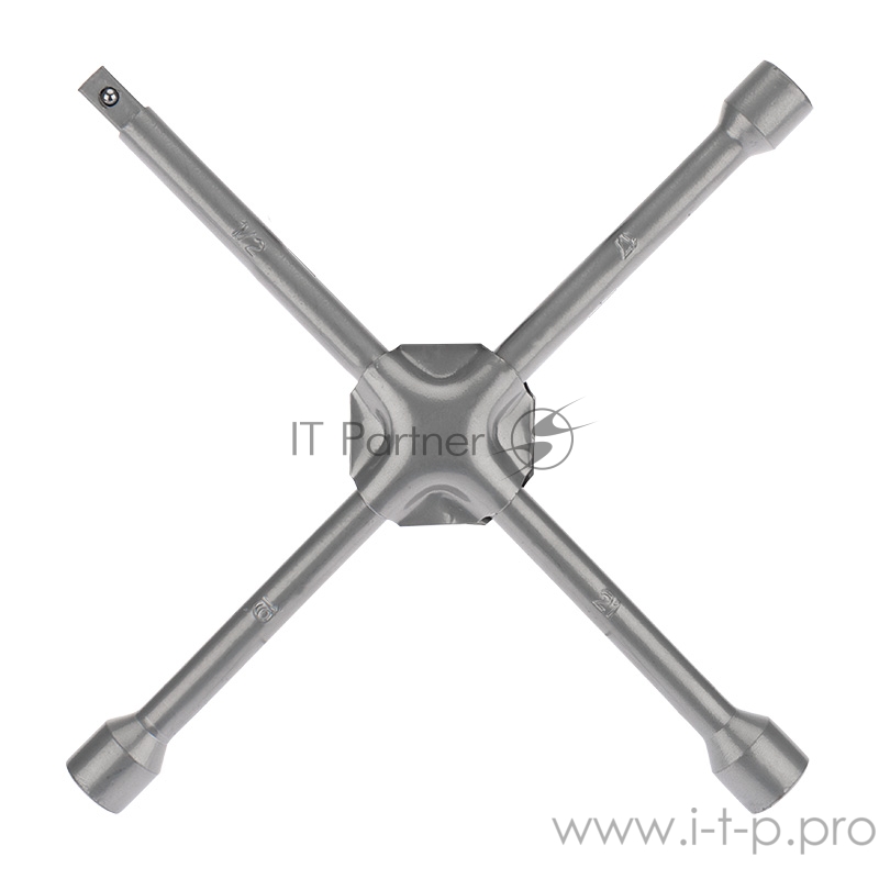 Ключ-крест баллонный REXANT 17х19х21 мм, под квадрат 1/2, усиленный, толщина 16 мм