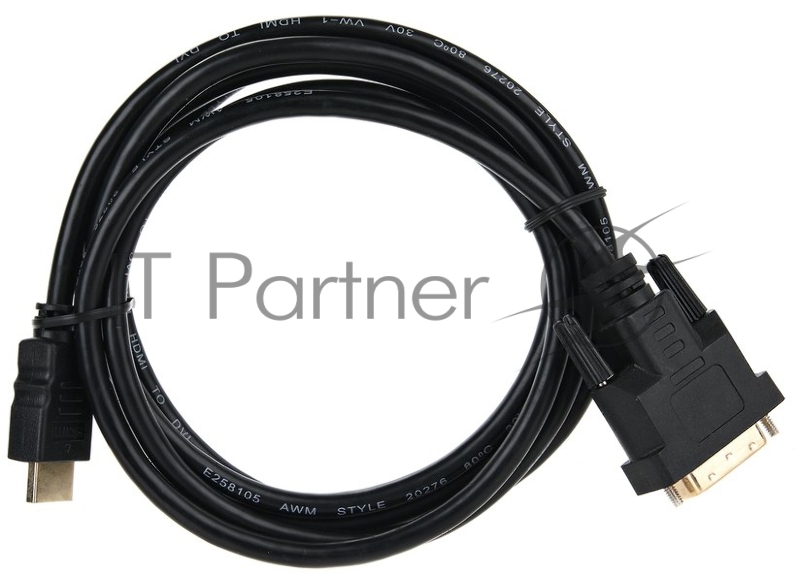 Кабель Telecom Кабель (CG480G-1.8M) HDMI to DVI-D (19M -19M) 2м, с позолоченными контактами 6937510821785/6242755316652