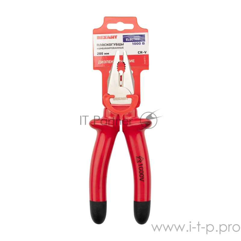Плоскогубцы комбинированные REXANT 200 мм, диэлектрические до 1000 В