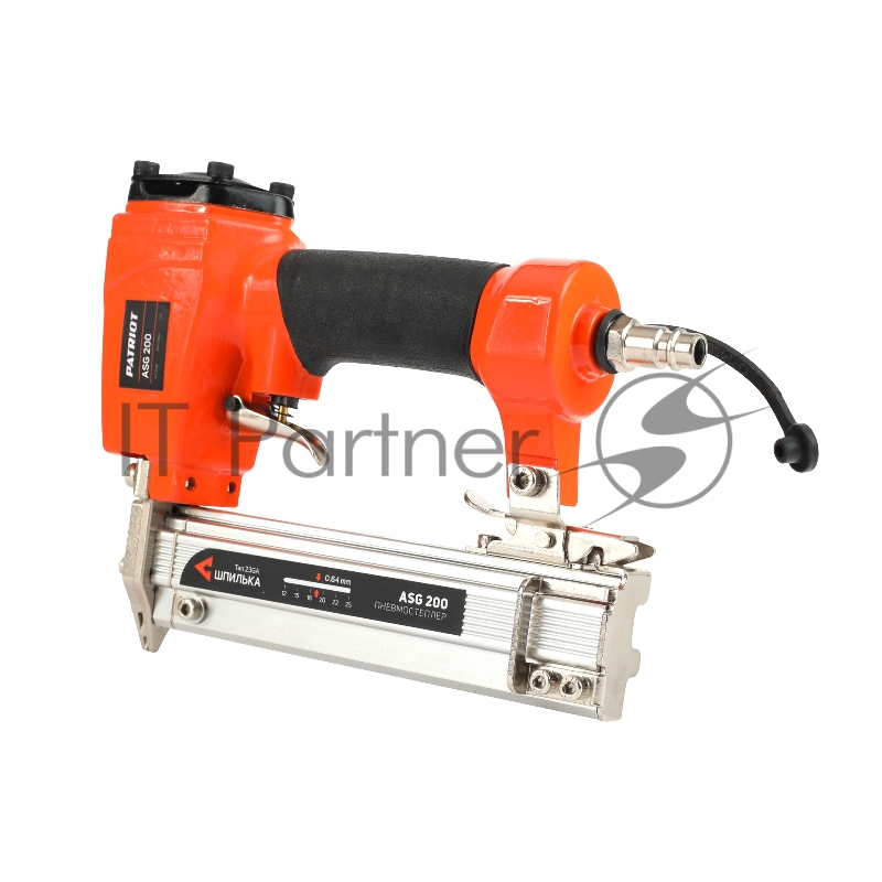 Пневмостеплер шпилькозабивной PATRIOT ASG 200, 23 л/мин, шпилька - Тип 23 (23GA) длина 12-25 мм сечение 0,64 мм, 100 шт.