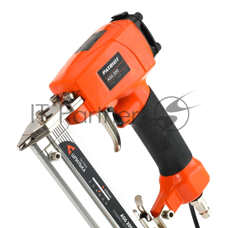 Пневмостеплер шпилькозабивной PATRIOT ASG 200, 23 л/мин, шпилька - Тип 23 (23GA) длина 12-25 мм сечение 0,64 мм, 100 шт.