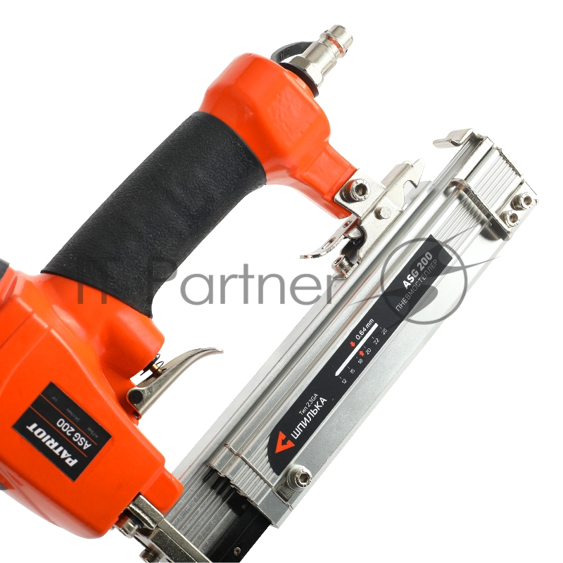 Пневмостеплер шпилькозабивной PATRIOT ASG 200, 23 л/мин, шпилька - Тип 23 (23GA) длина 12-25 мм сечение 0,64 мм, 100 шт.