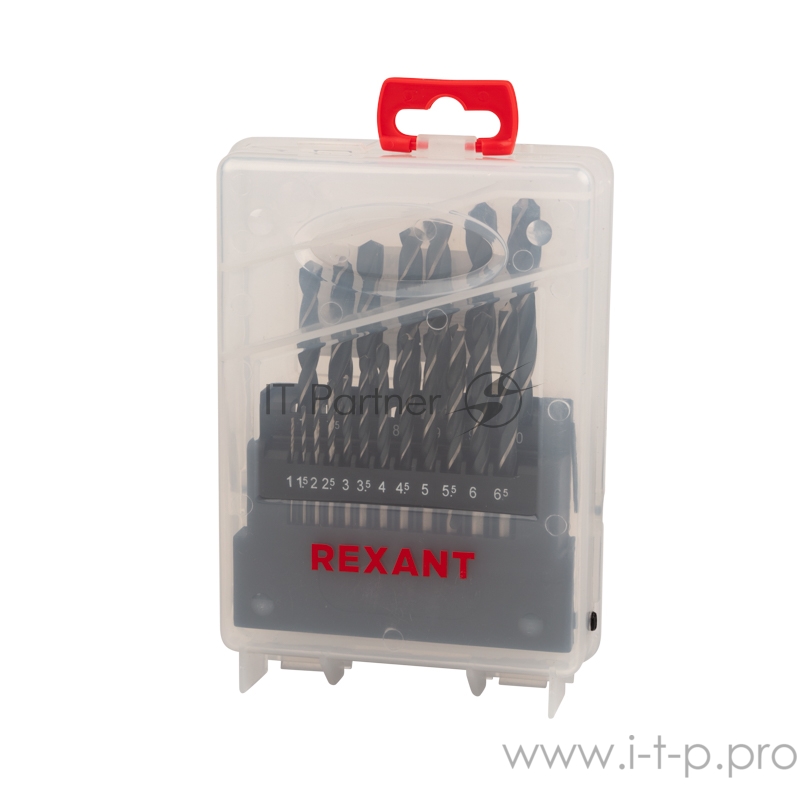 Набор сверл по металлу 1-10 мм (через 0,5 мм), 19 шт., HSS 4241 REXANT