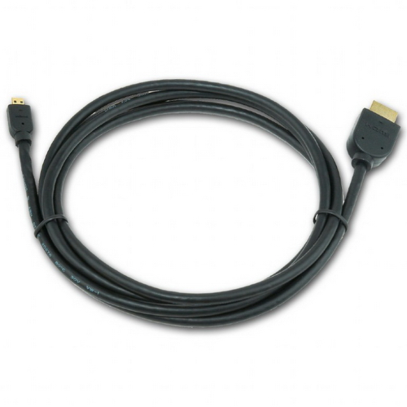 Кабель Gembird HDMI-microHDMI позол.разъемы , 19м/19м,1.8 м,черный, CC-HDMID-6