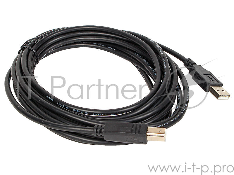 Кабель Gembird CCP-USB2-AMBM-15 USB 2.0 кабель PRO для соед. 4.5м AM/BM позол. контакты, пакет