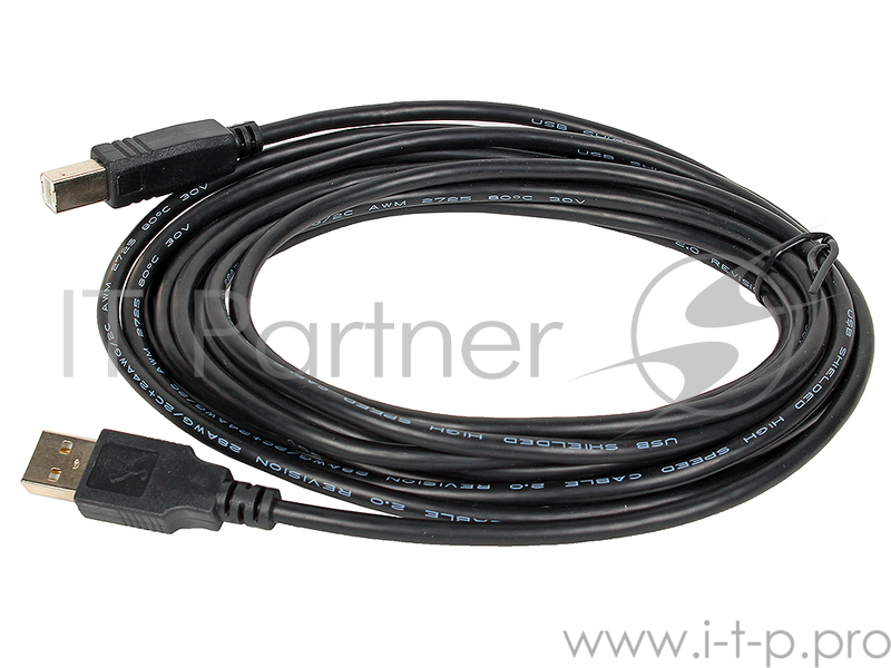 Кабель Gembird CCP-USB2-AMBM-15 USB 2.0 кабель PRO для соед. 4.5м AM/BM позол. контакты, пакет