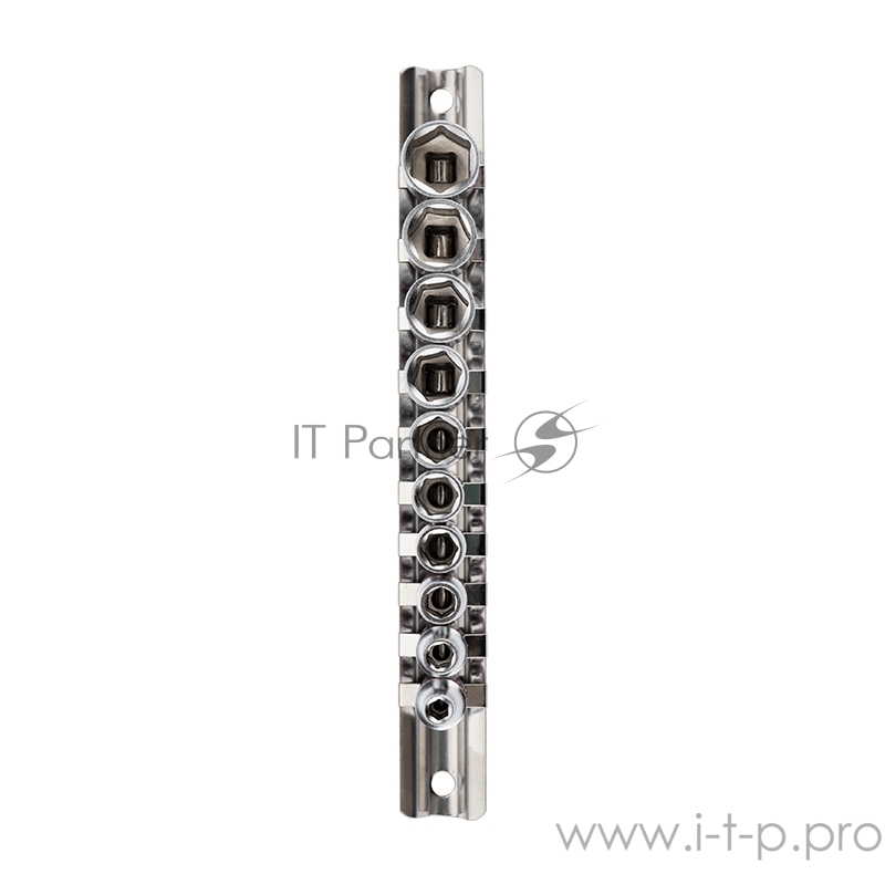 Набор торцевых головок REXANT 1/4, шестигранные, CrV, 10 шт., 4-13 мм