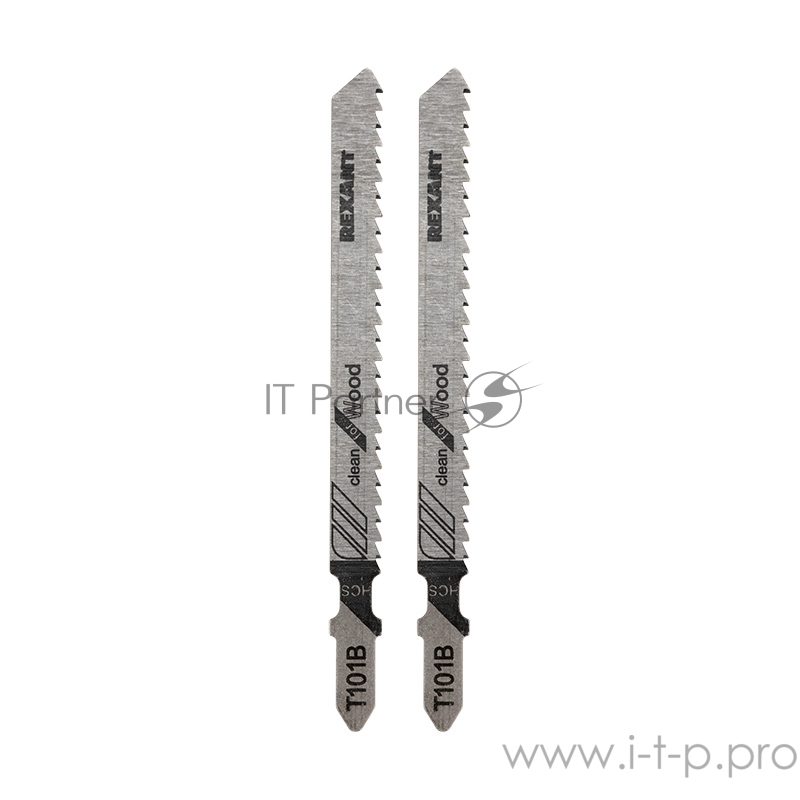 Пилка для электролобзика 100 мм 10 з/д 4-30 мм Т101В (2 шт./уп.) (дерево) REXANT